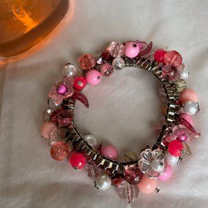 Pink Beaded Bracelet